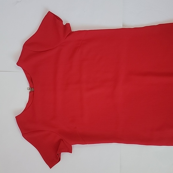 LULU'S Shift and Shout Red Shift Dress/ S. - Picture 7 of 11